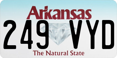 AR license plate 249VYD