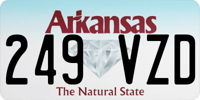 AR license plate 249VZD