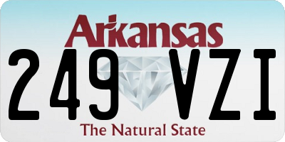 AR license plate 249VZI