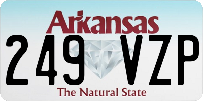 AR license plate 249VZP
