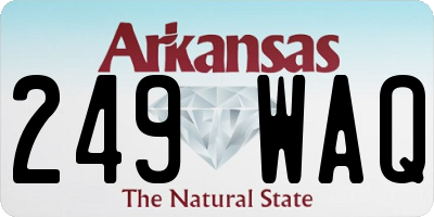 AR license plate 249WAQ