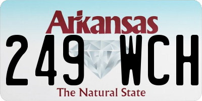 AR license plate 249WCH