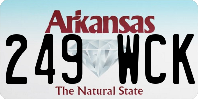 AR license plate 249WCK