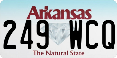 AR license plate 249WCQ