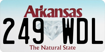 AR license plate 249WDL