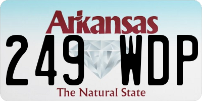 AR license plate 249WDP