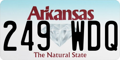 AR license plate 249WDQ