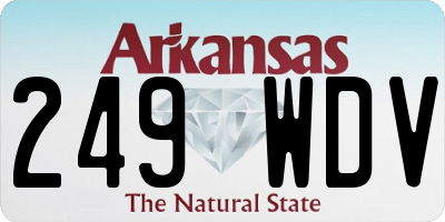 AR license plate 249WDV