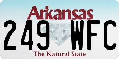AR license plate 249WFC
