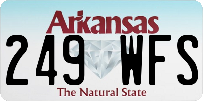 AR license plate 249WFS