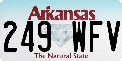 AR license plate 249WFV