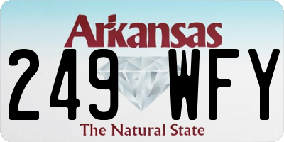AR license plate 249WFY