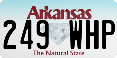 AR license plate 249WHP
