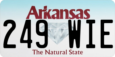 AR license plate 249WIE