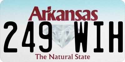 AR license plate 249WIH