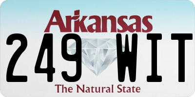 AR license plate 249WIT