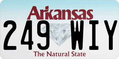 AR license plate 249WIY