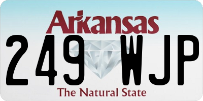 AR license plate 249WJP