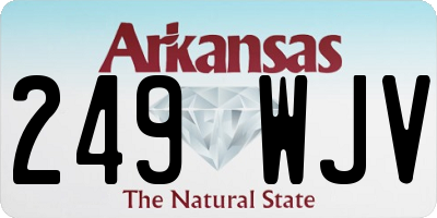 AR license plate 249WJV