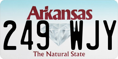AR license plate 249WJY