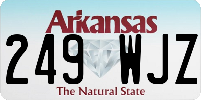 AR license plate 249WJZ