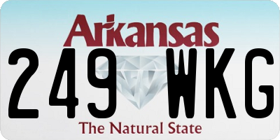 AR license plate 249WKG