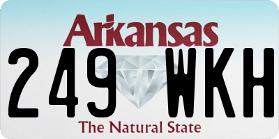 AR license plate 249WKH