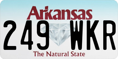 AR license plate 249WKR