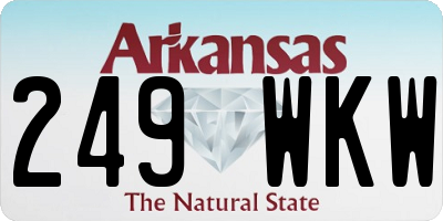 AR license plate 249WKW