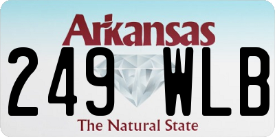 AR license plate 249WLB