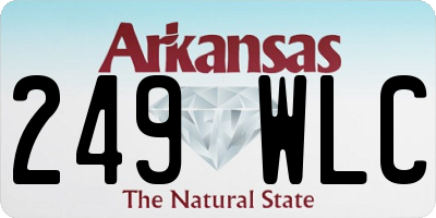AR license plate 249WLC