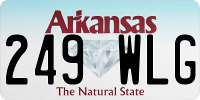 AR license plate 249WLG