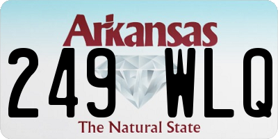 AR license plate 249WLQ