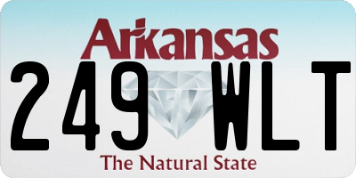AR license plate 249WLT