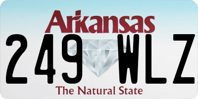 AR license plate 249WLZ
