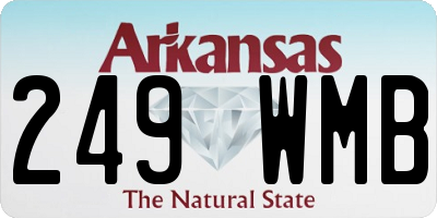 AR license plate 249WMB