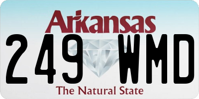 AR license plate 249WMD