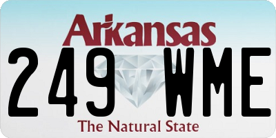 AR license plate 249WME
