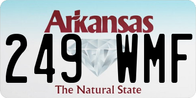 AR license plate 249WMF