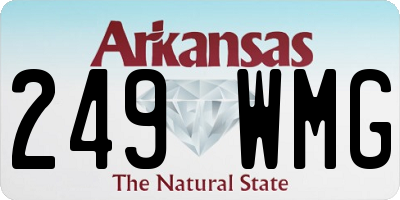 AR license plate 249WMG