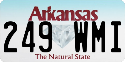 AR license plate 249WMI