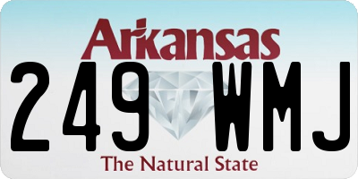 AR license plate 249WMJ