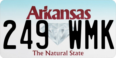 AR license plate 249WMK