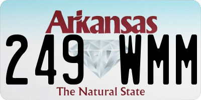AR license plate 249WMM