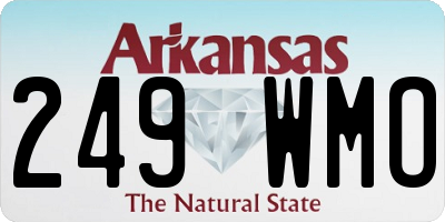 AR license plate 249WMO