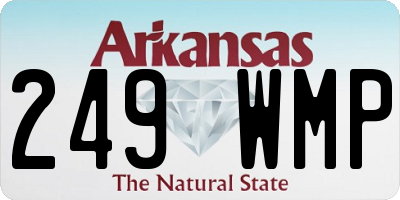 AR license plate 249WMP
