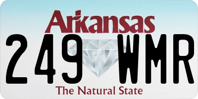 AR license plate 249WMR