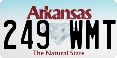 AR license plate 249WMT