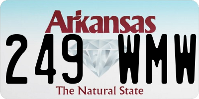AR license plate 249WMW