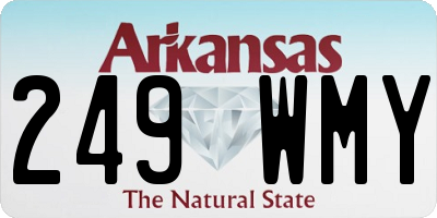 AR license plate 249WMY